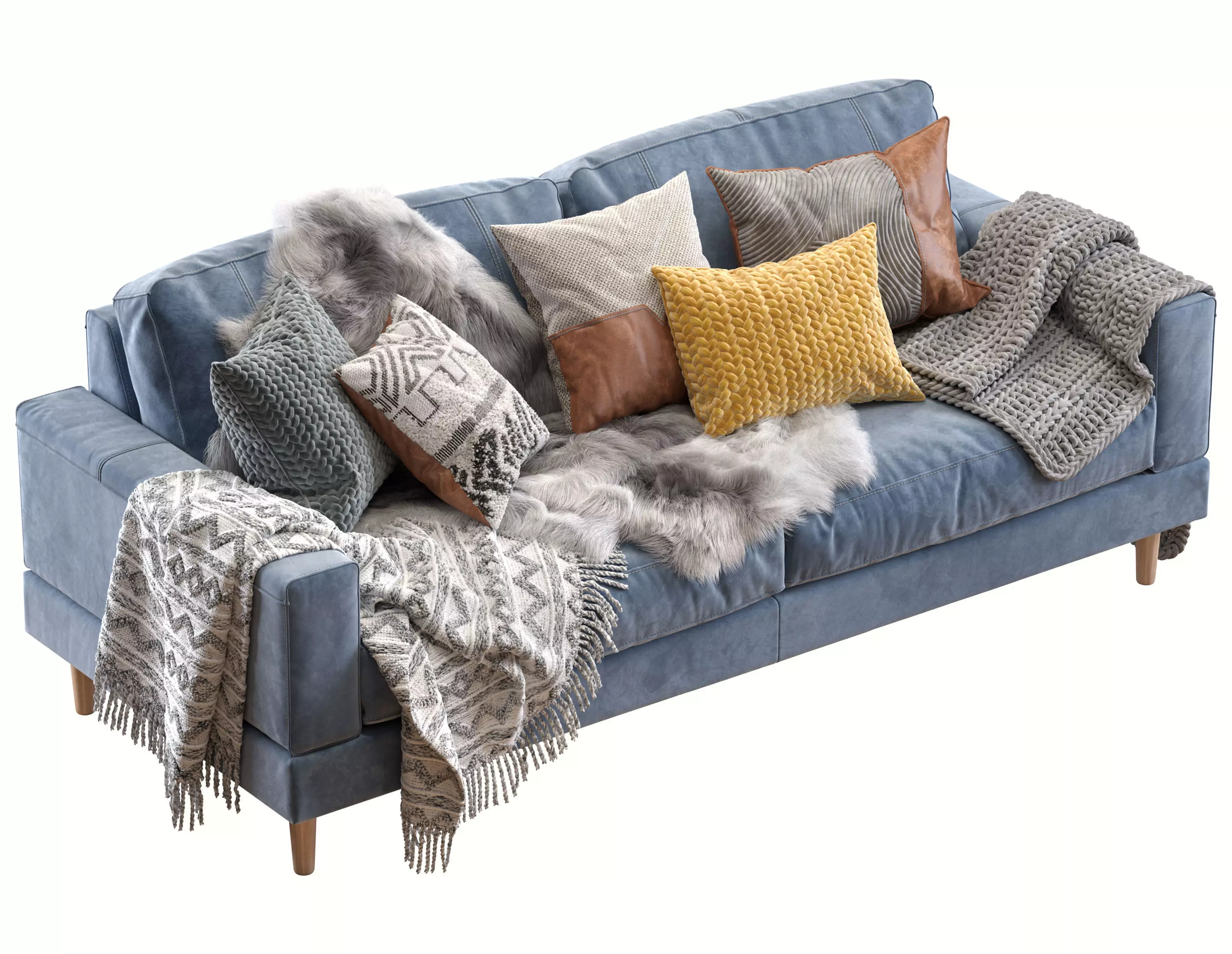 Capri sofa 210 cm 2 3D model_0