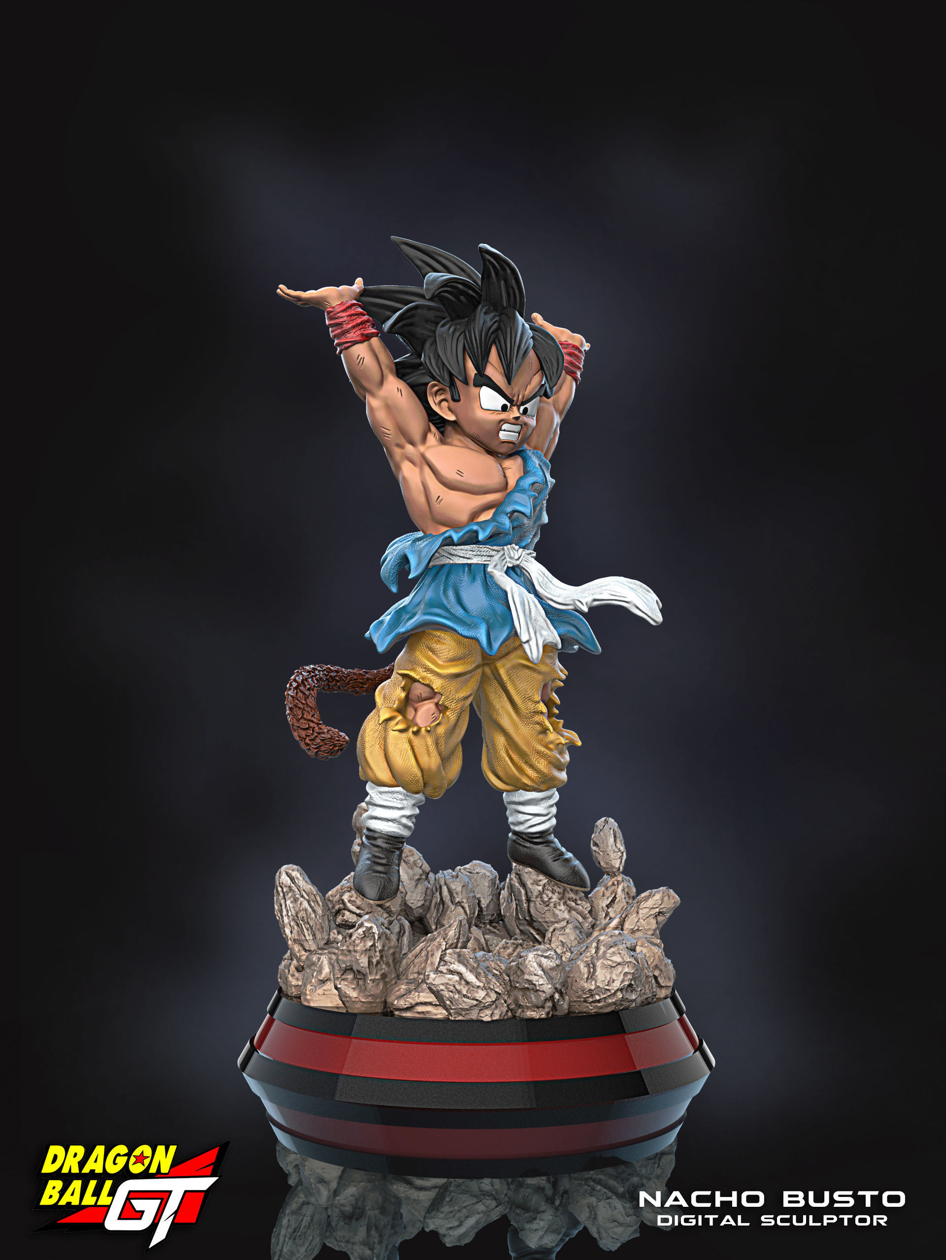 Goku kid - Dragon Ball GT 3D print model_2