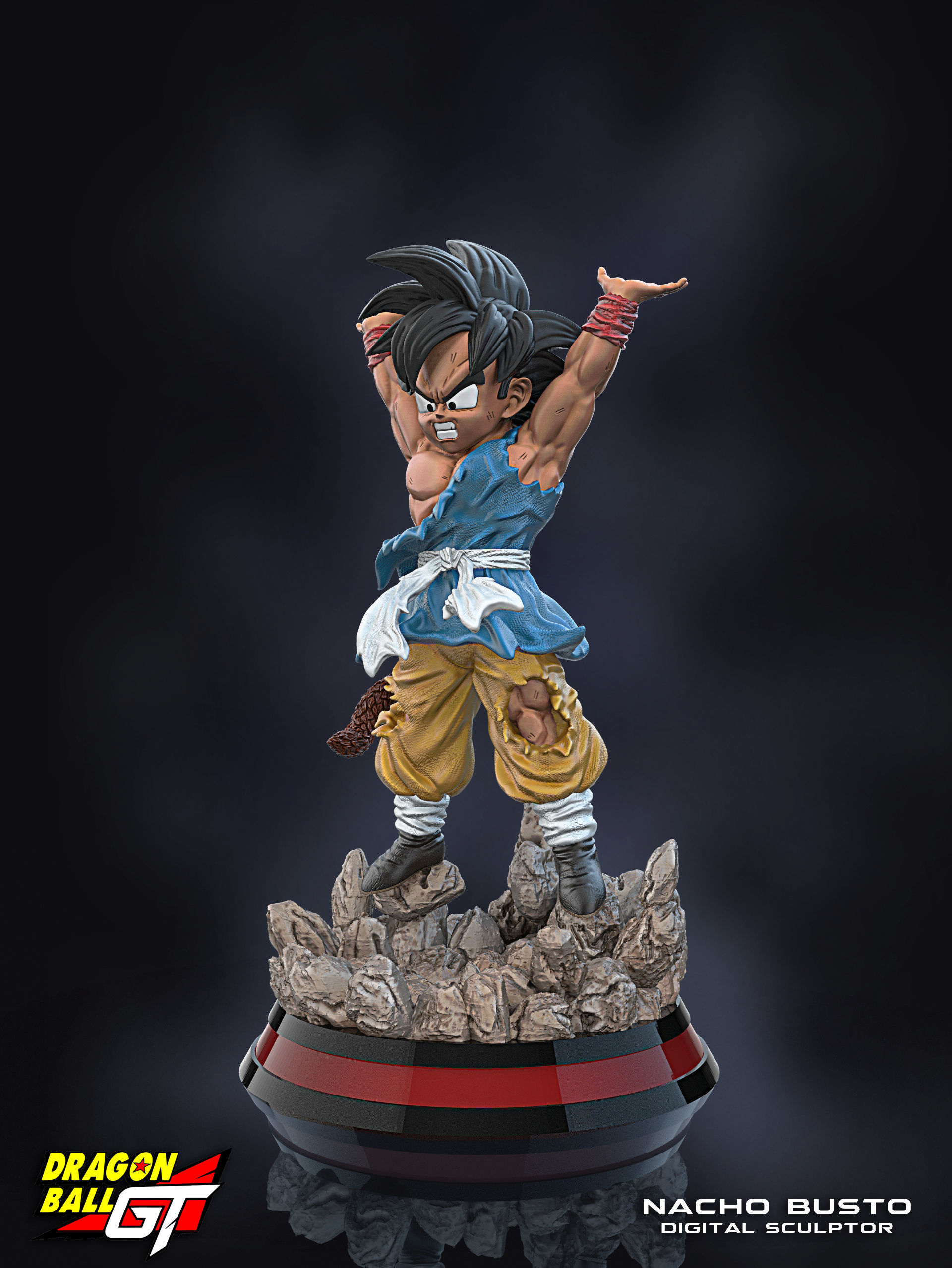 Goku kid - Dragon Ball GT 3D print model_1