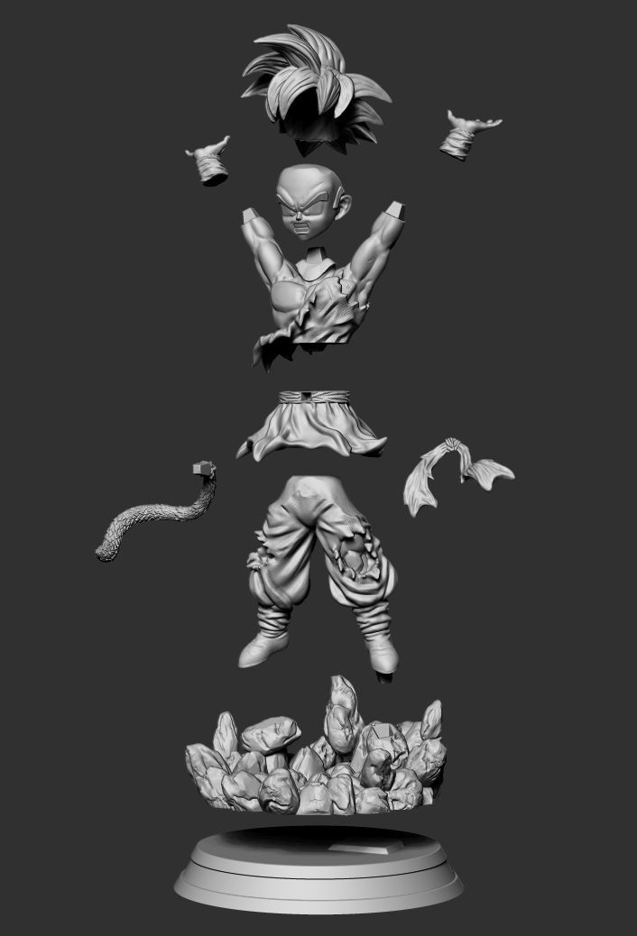 Goku kid - Dragon Ball GT 3D print model_5