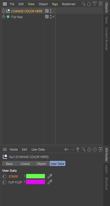 Flip flop 3D model_8