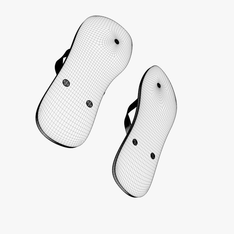 Flip flop 3D model_5