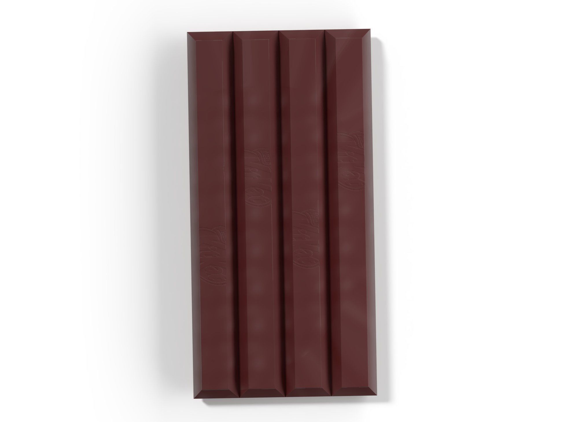 KitKat chocolate bar Low-poly 3D model_1
