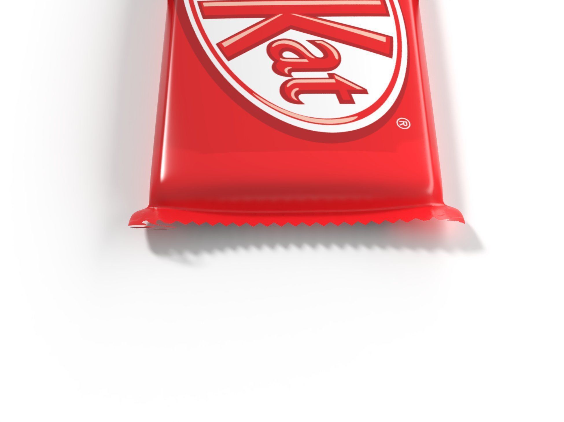 KitKat chocolate bar Low-poly 3D model_5