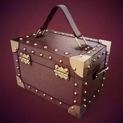 Stud Box Low-poly 3D model