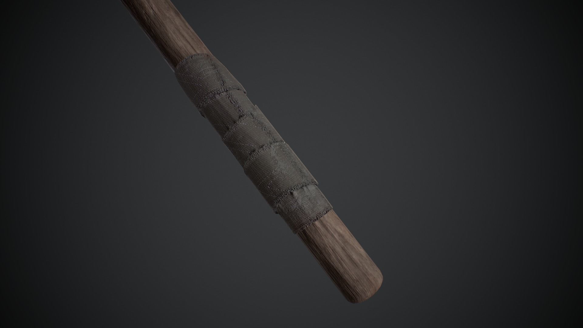 Dirty Rusted Old Hammer  Low-poly 3D model_11