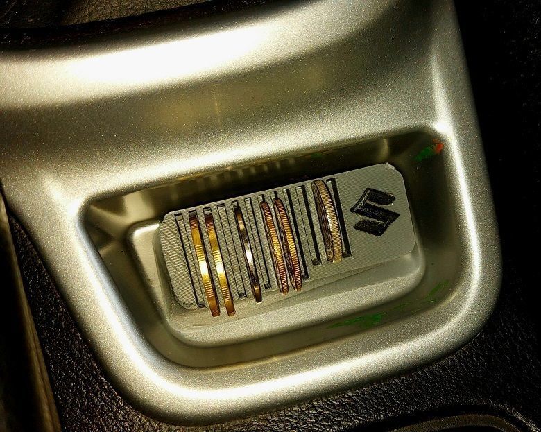 Coin holder - car gadget 3D print model_4