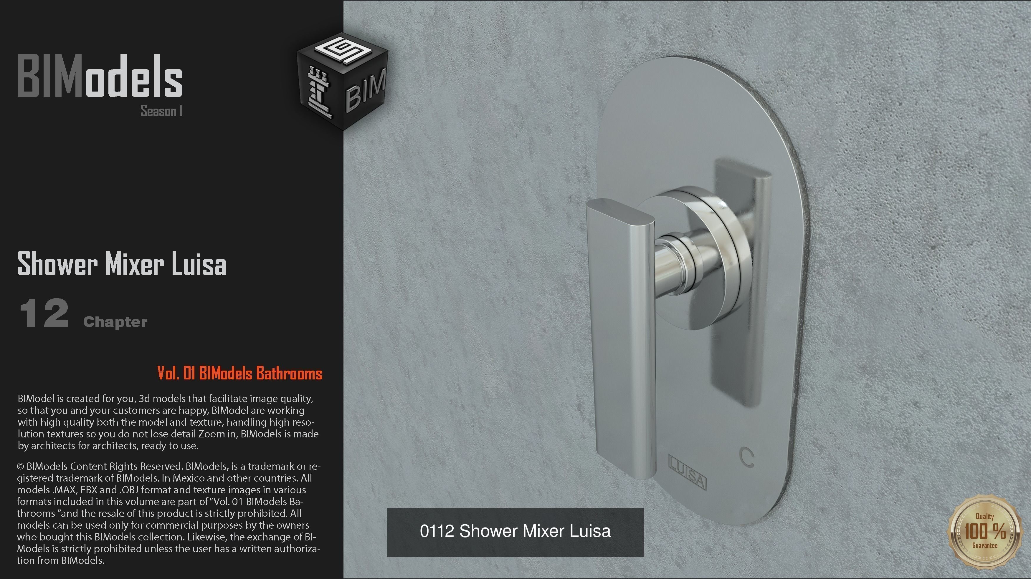 0167 Luisa Bath Accessories Set 3D Model Collection_3