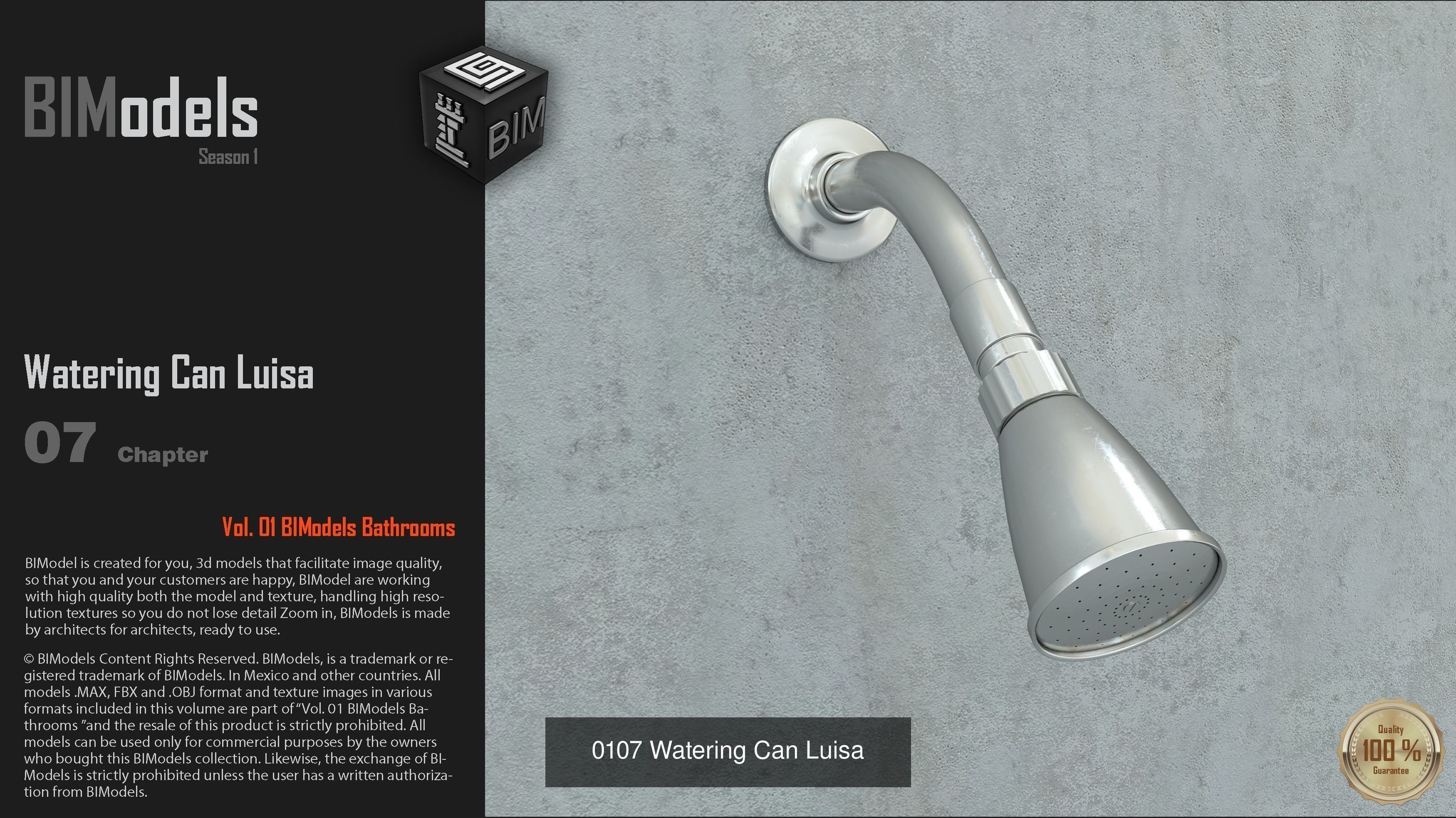 0167 Luisa Bath Accessories Set 3D Model Collection_2