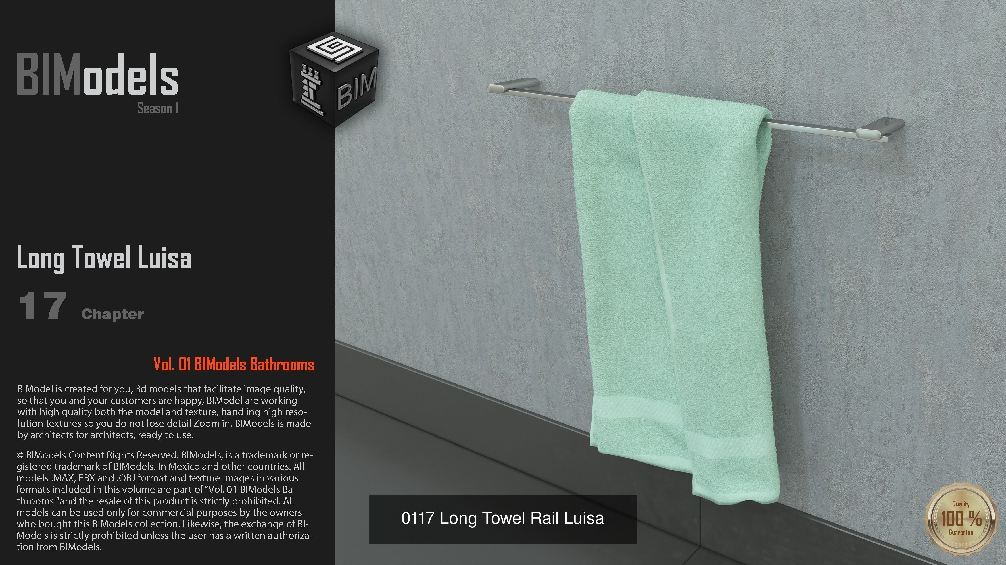 0167 Luisa Bath Accessories Set 3D Model Collection_4