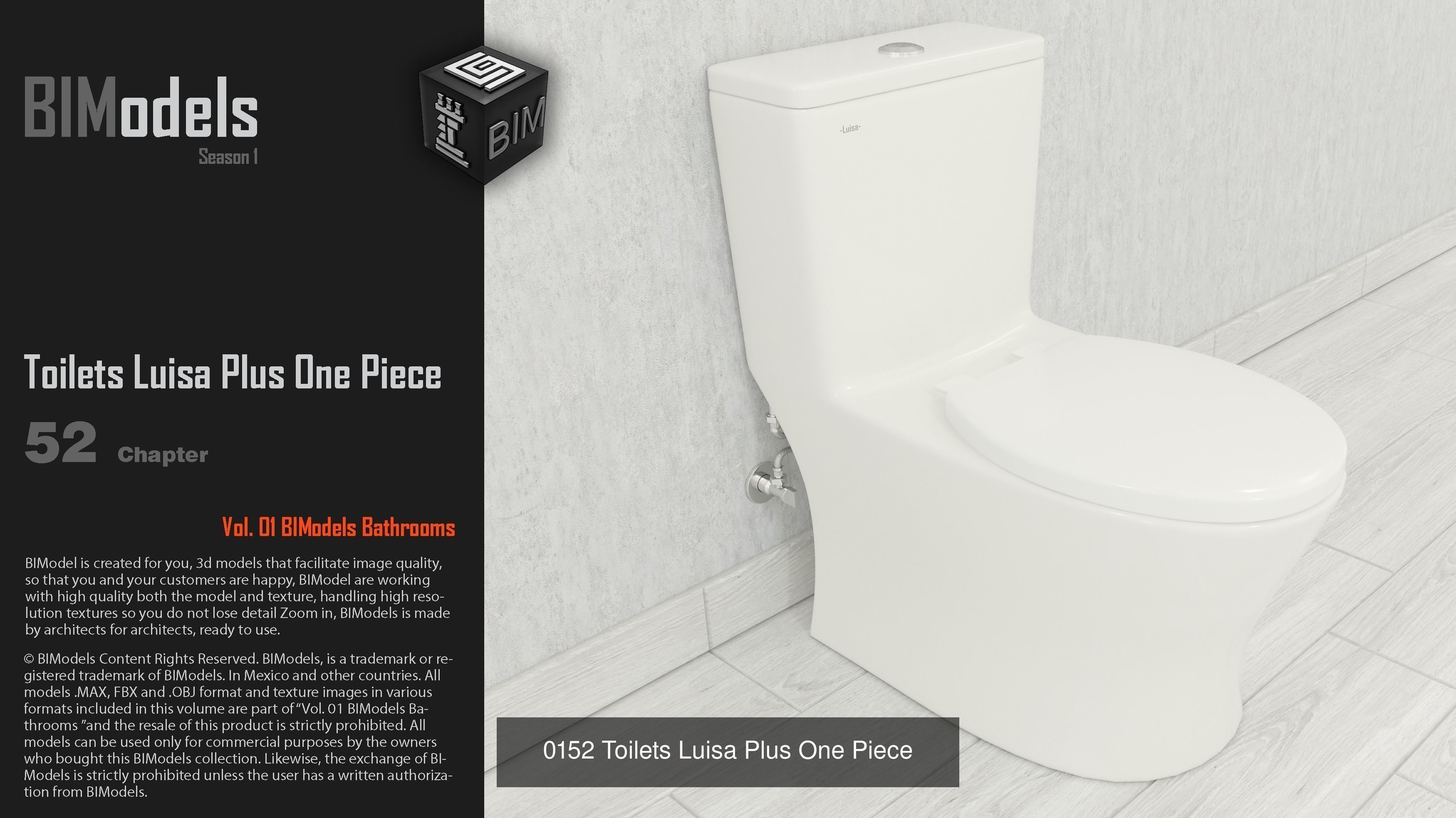 0167 Luisa Bath Accessories Set 3D Model Collection_10