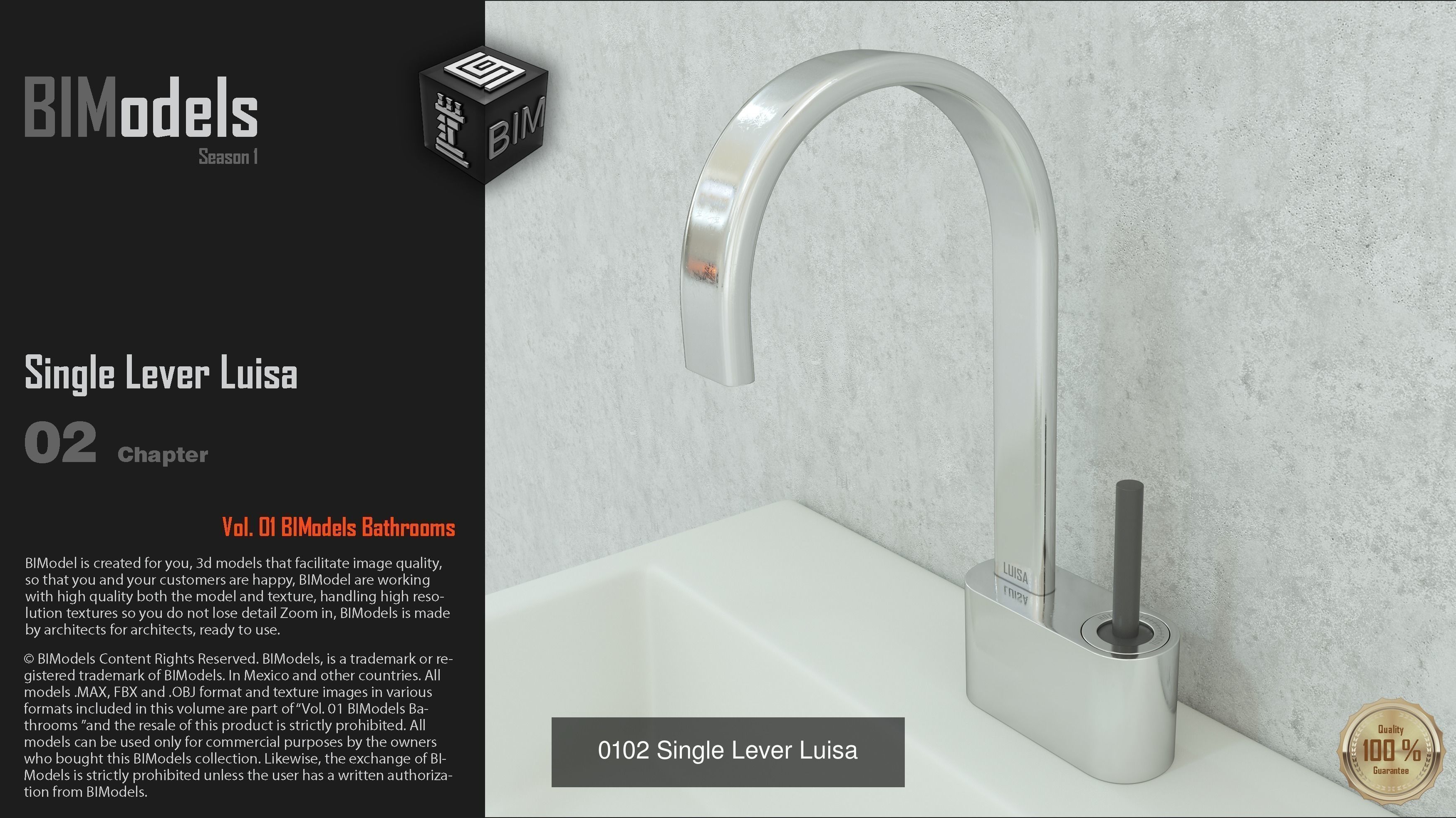 0167 Luisa Bath Accessories Set 3D Model Collection_1