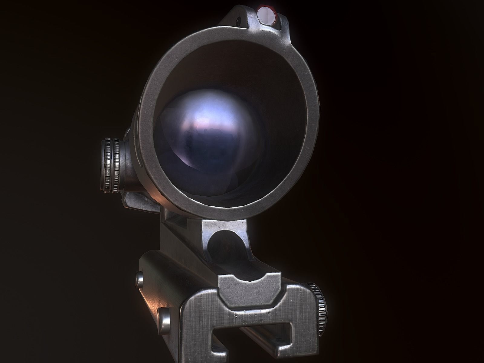 Acog Scope PBR Low-poly 3D model_5
