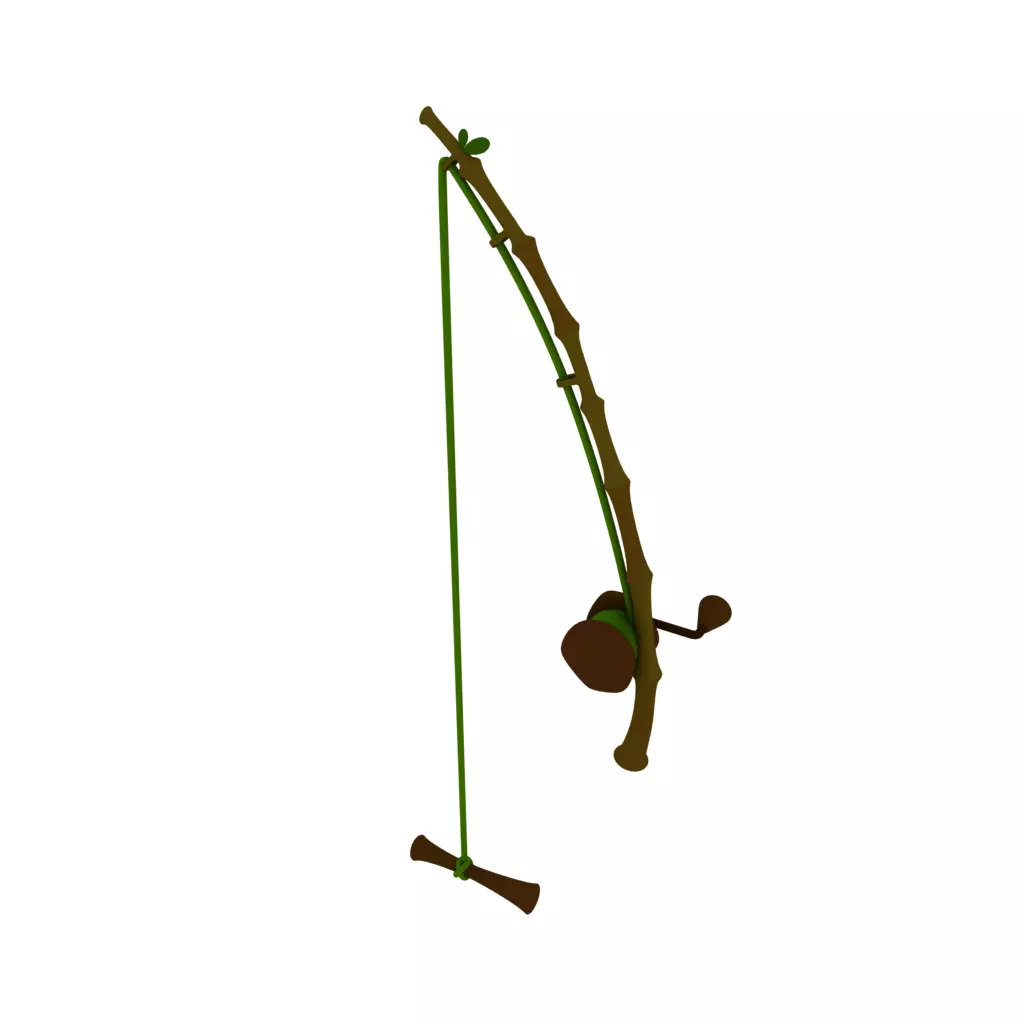 Fishing rod 3D model_0