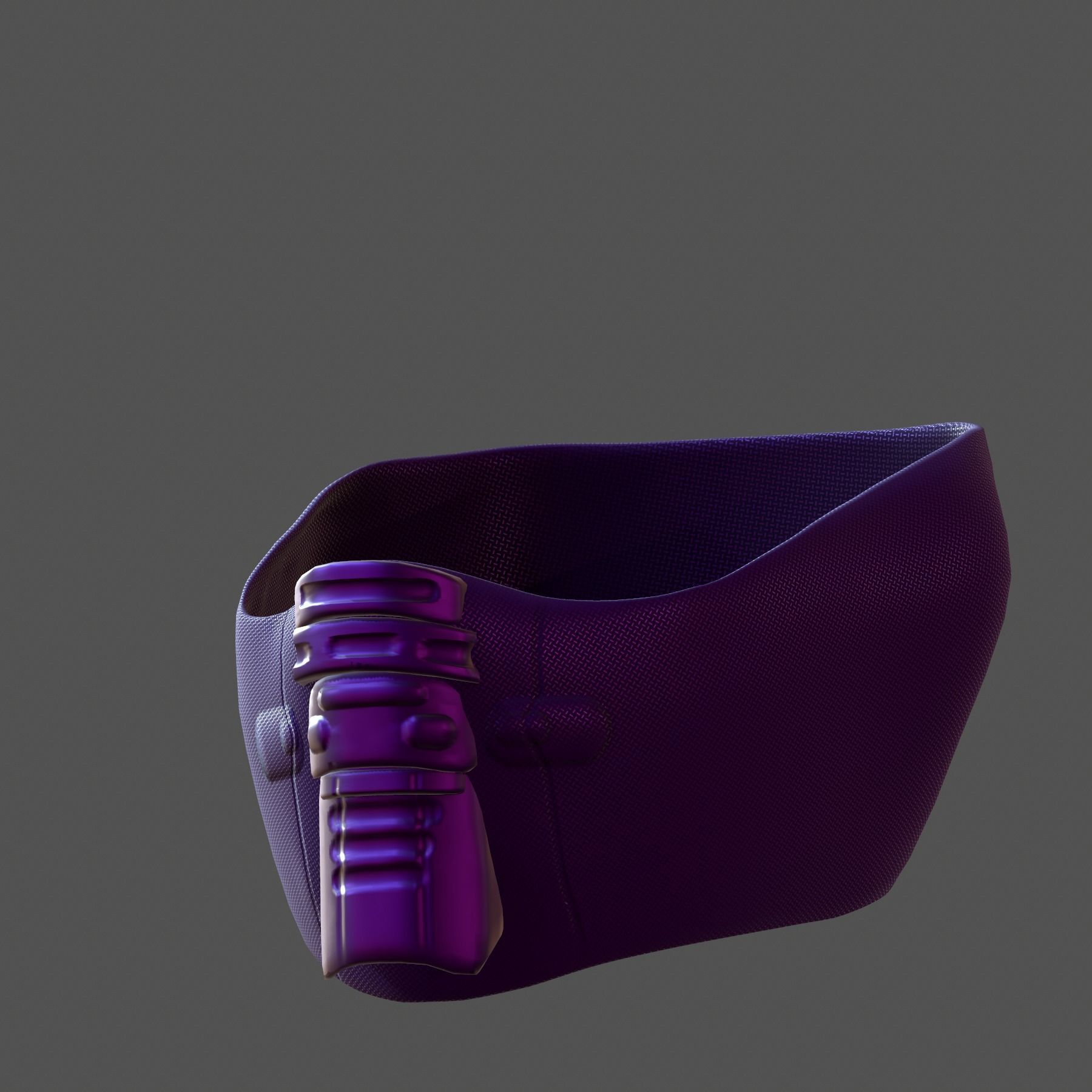 Gas mask helmet 3d model scifi Low-poly Low-poly 3D model_5