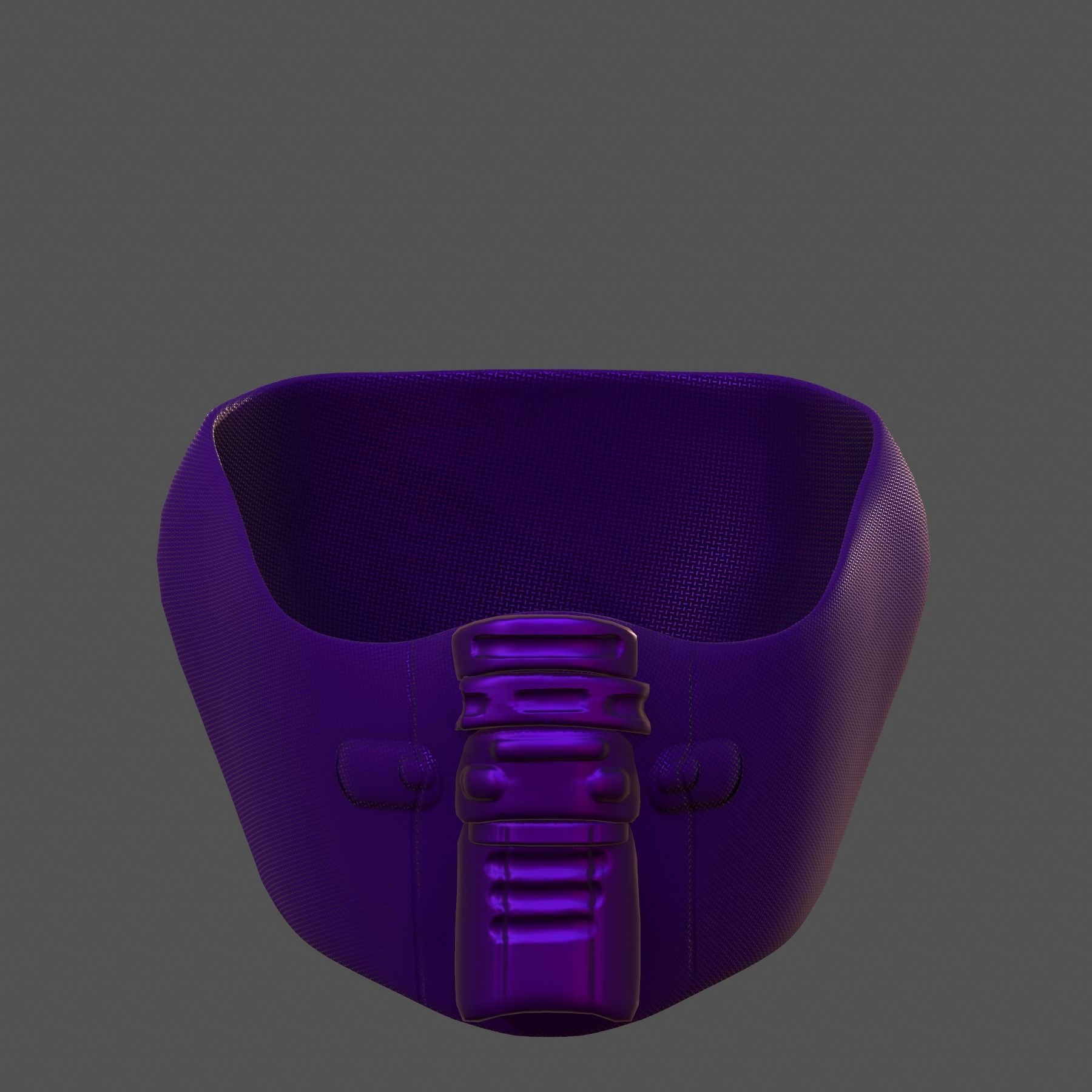 Gas mask helmet 3d model scifi Low-poly Low-poly 3D model_2