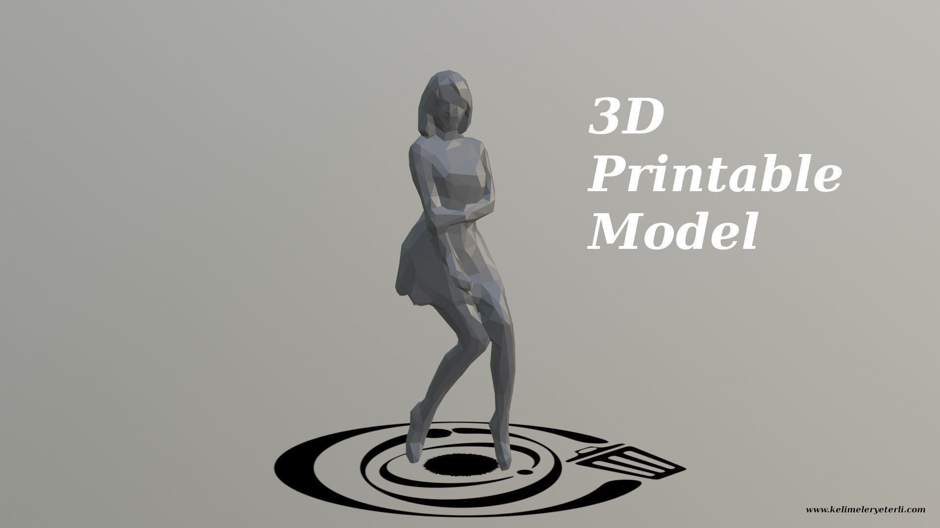 Human 092 LP R Low-poly 3D model_4