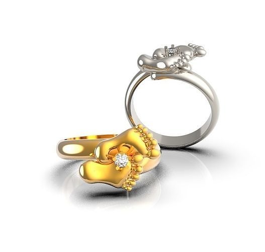 Child legs ring  3D print model
