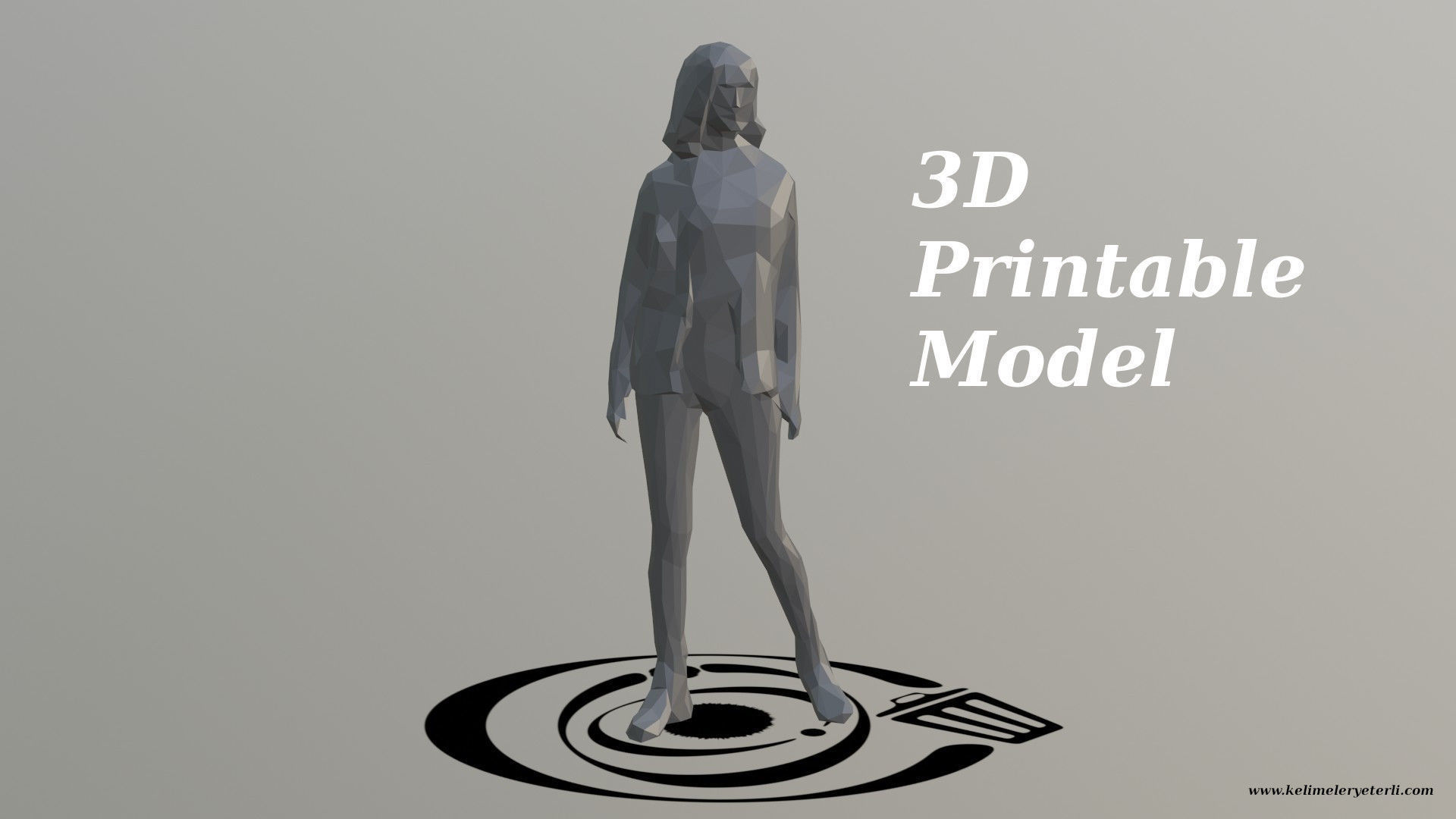 Human 094 LP R Low-poly 3D model_4