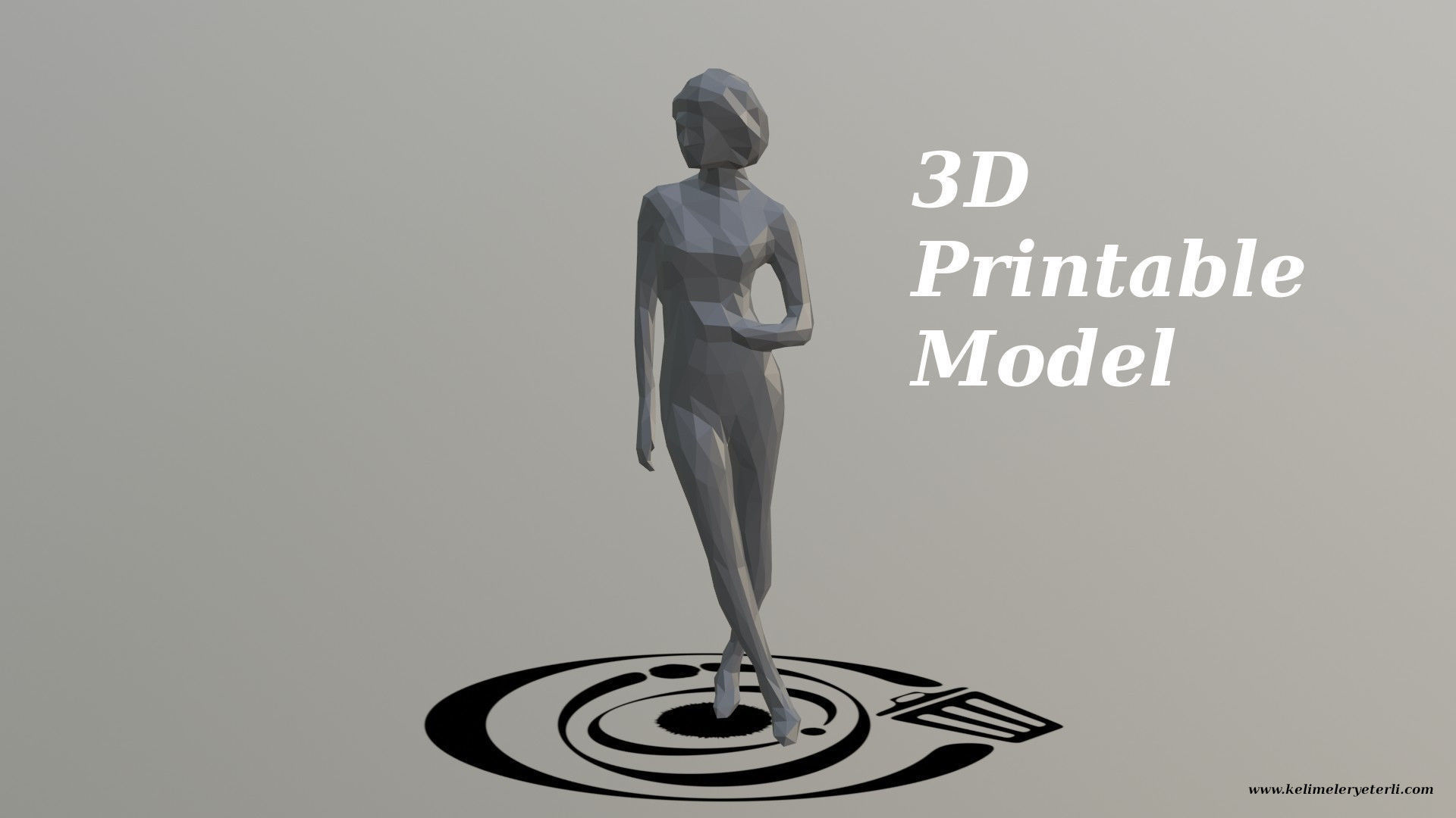 Human 095 LP R Low-poly 3D model_4