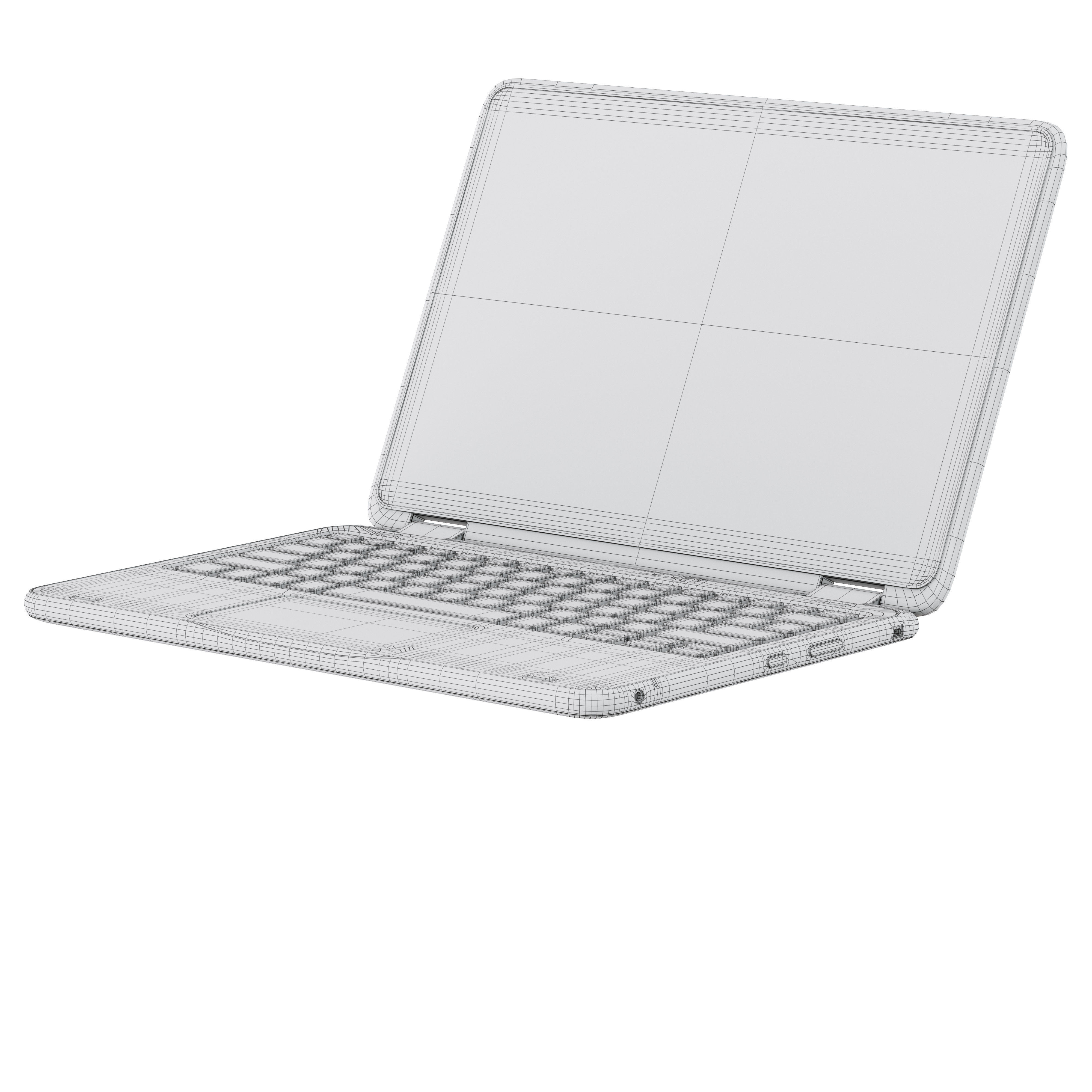 Dell Latitude 3190 Laptop 3D model_4