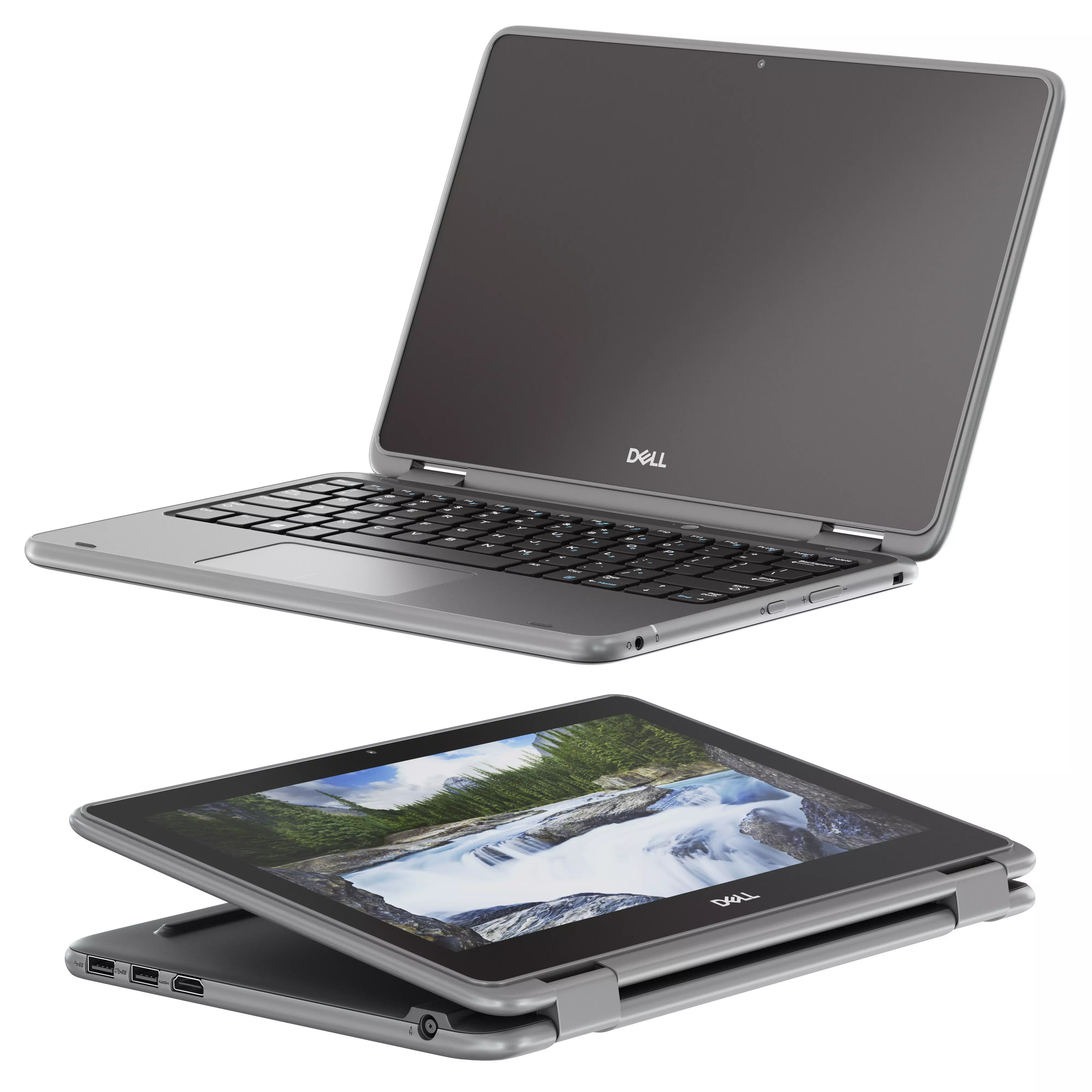 Dell Latitude 3190 Laptop 3D model_0
