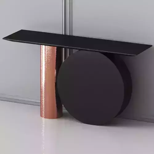 Pool - Tambour console table