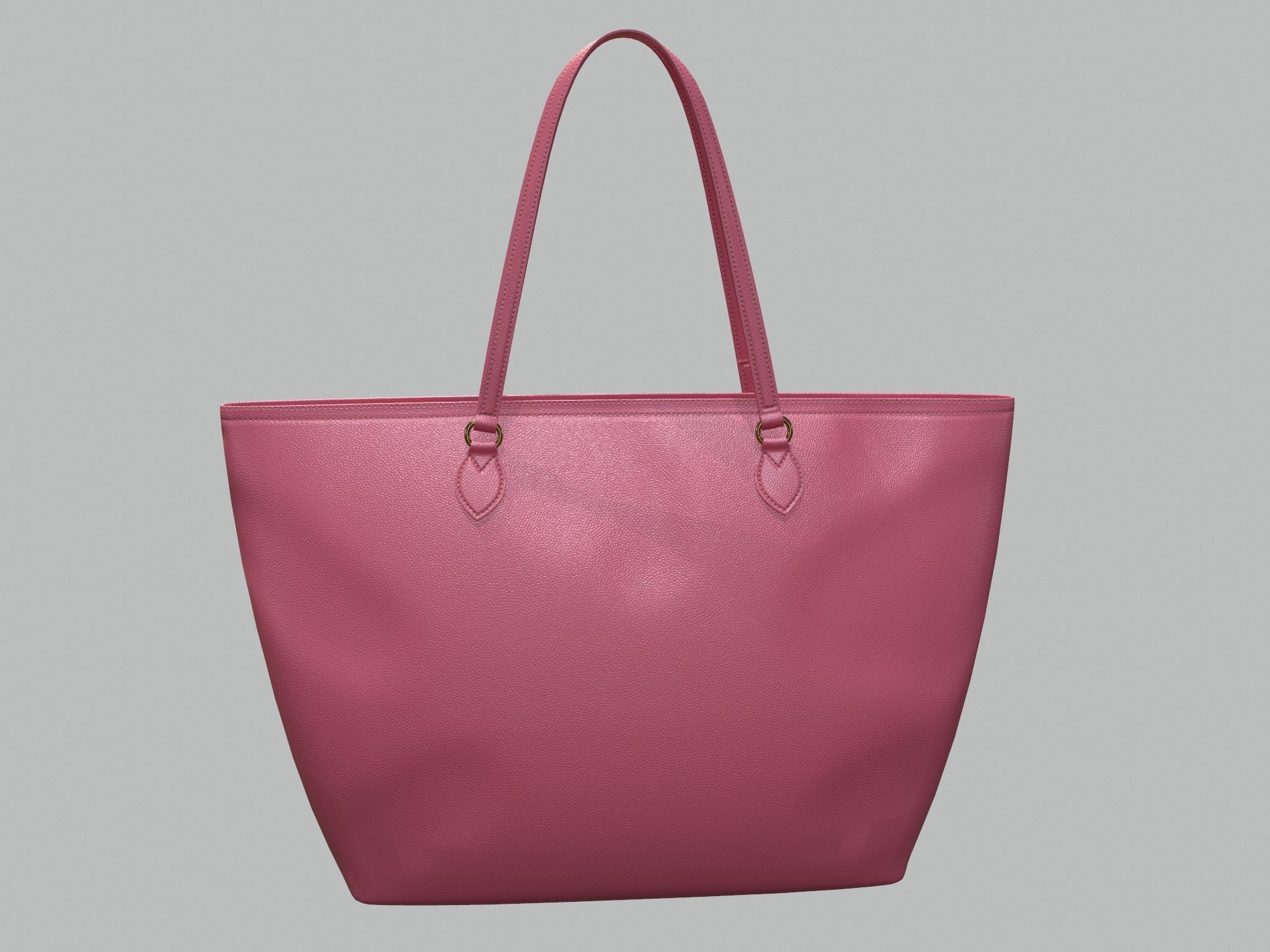 Gucci Women Ophidia GG Medium Tote Pink Leather Bag  Low-poly 3D model_3