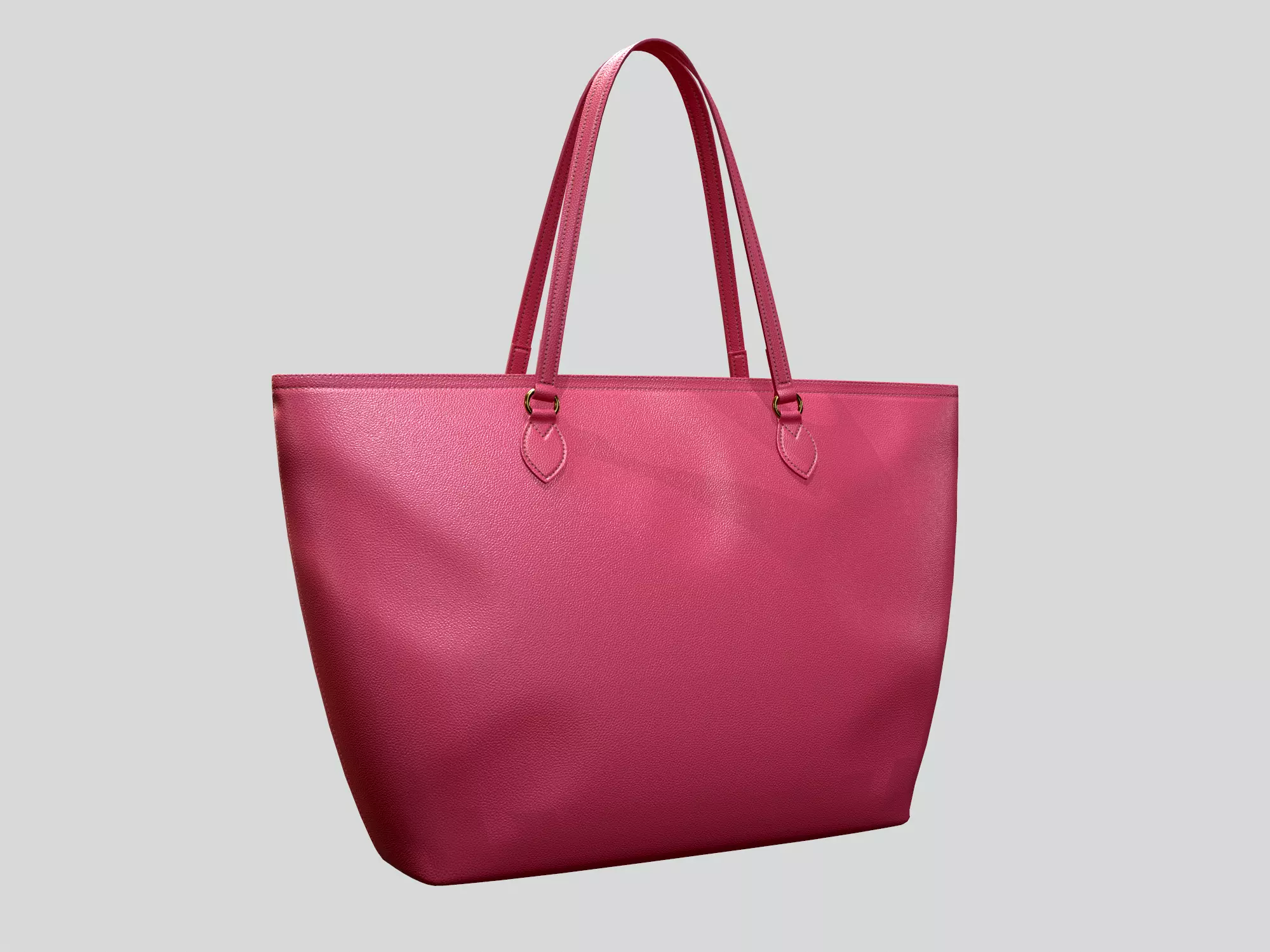 Gucci Women Ophidia GG Medium Tote Pink Leather Bag  Low-poly 3D model_0