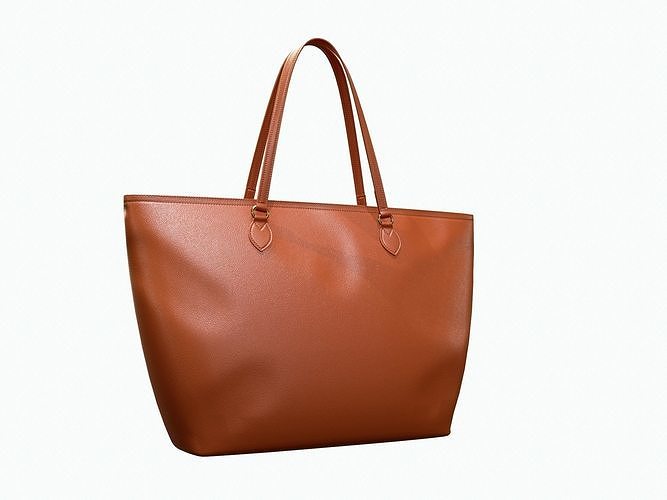 Gucci Women Ophidia GG Medium Tote Brown Leather Bag Low-poly 3D model