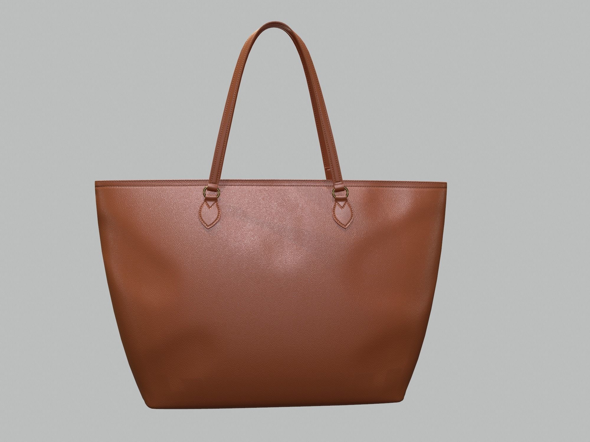 Gucci Women Ophidia GG Medium Tote Brown Leather Bag Low-poly 3D model_1