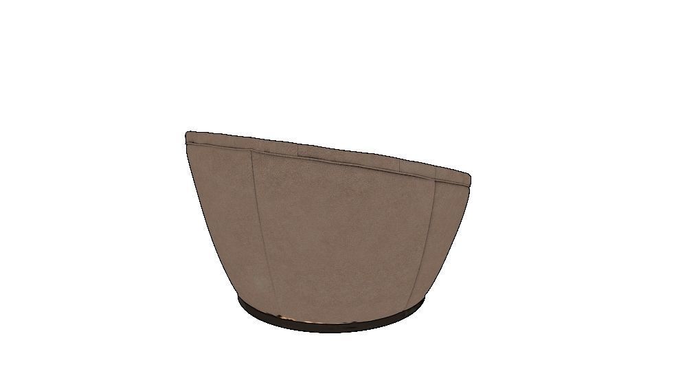 armchair leather chair 3D model_6