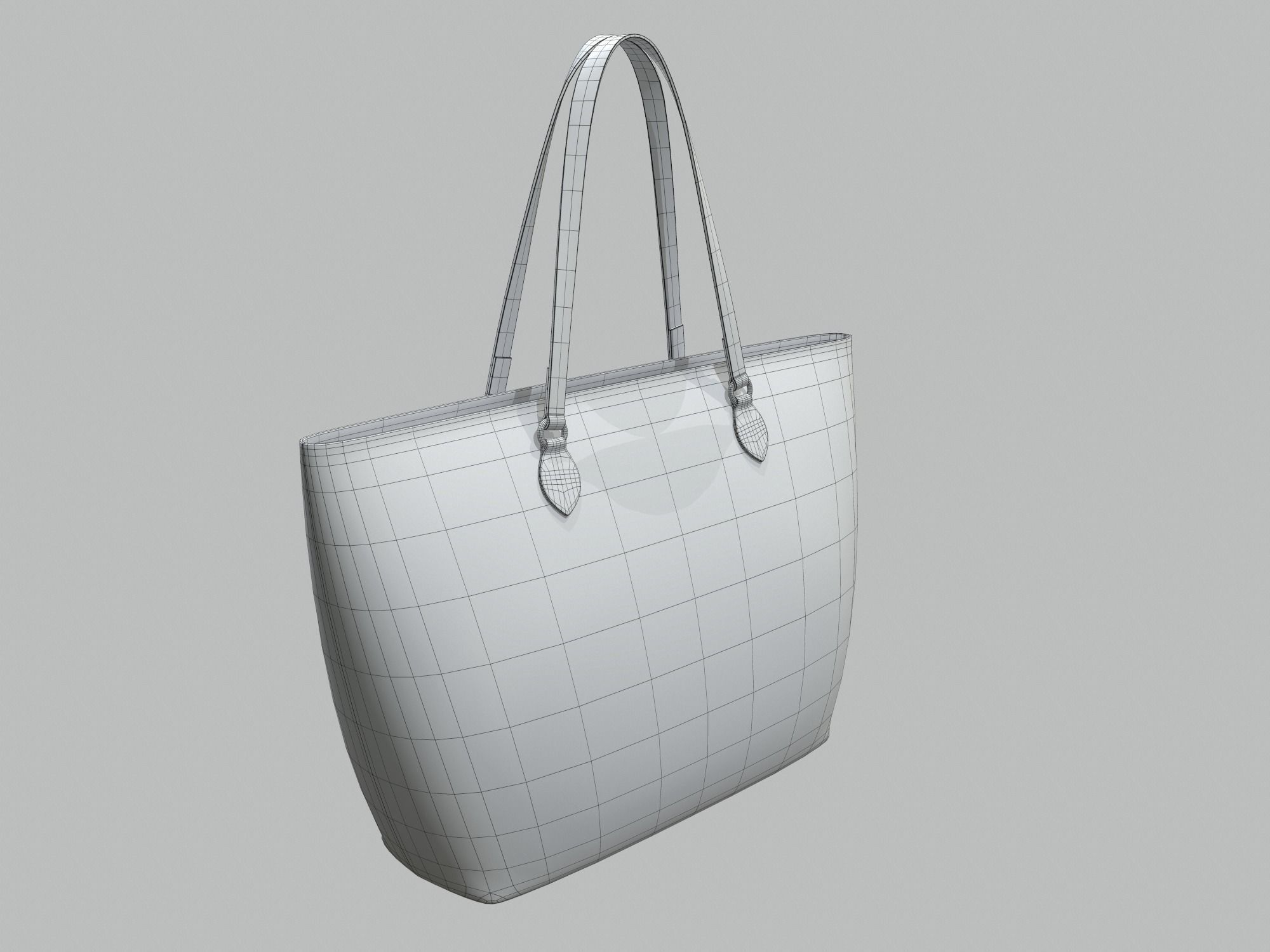 Gucci Women Ophidia GG Medium Tote Beage Leather Bag Low-poly 3D model_6