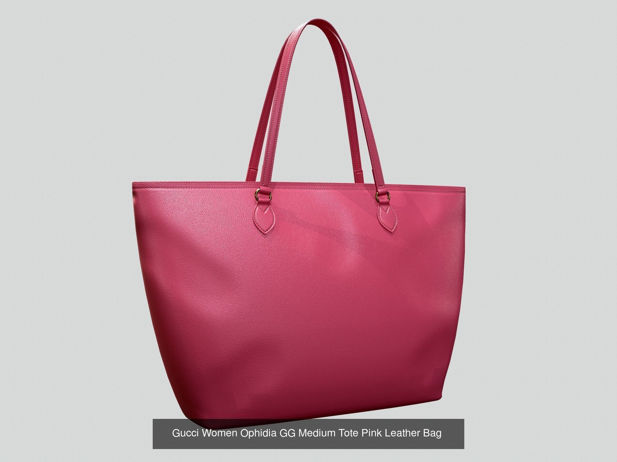 Gucci Women Ophidia GG Medium Tote Bag 6 colors Leather 3D Model Collection_2