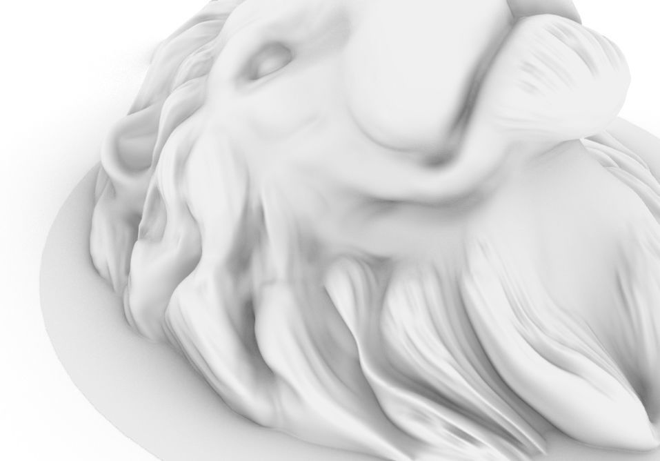 Lion pendant Jewel 3D print model 3D print model_1