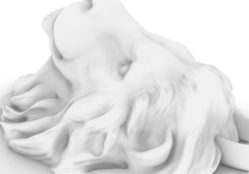 Lion pendant Jewel 3D print model 3D print model_3
