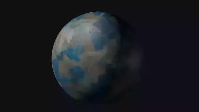 Terran Planet 02 - 4K 3D model