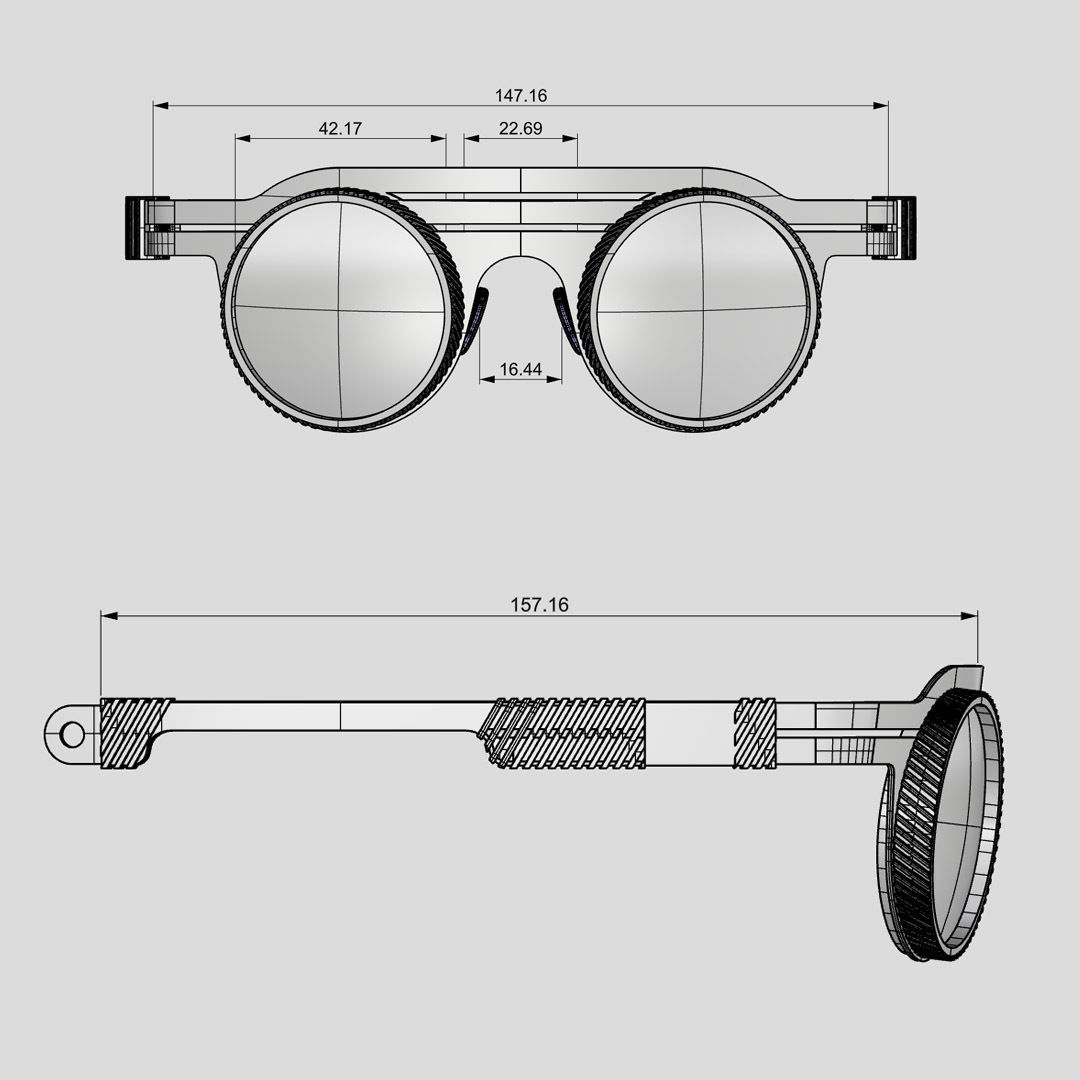 - Kanab - Sunglass Model Low-poly 3D model_4
