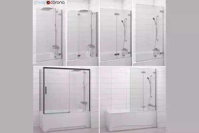 Shutters for baths Radaway and Villeroy and Boch set 108