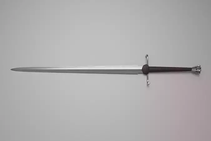 Svante Longsword Low-poly 3D model