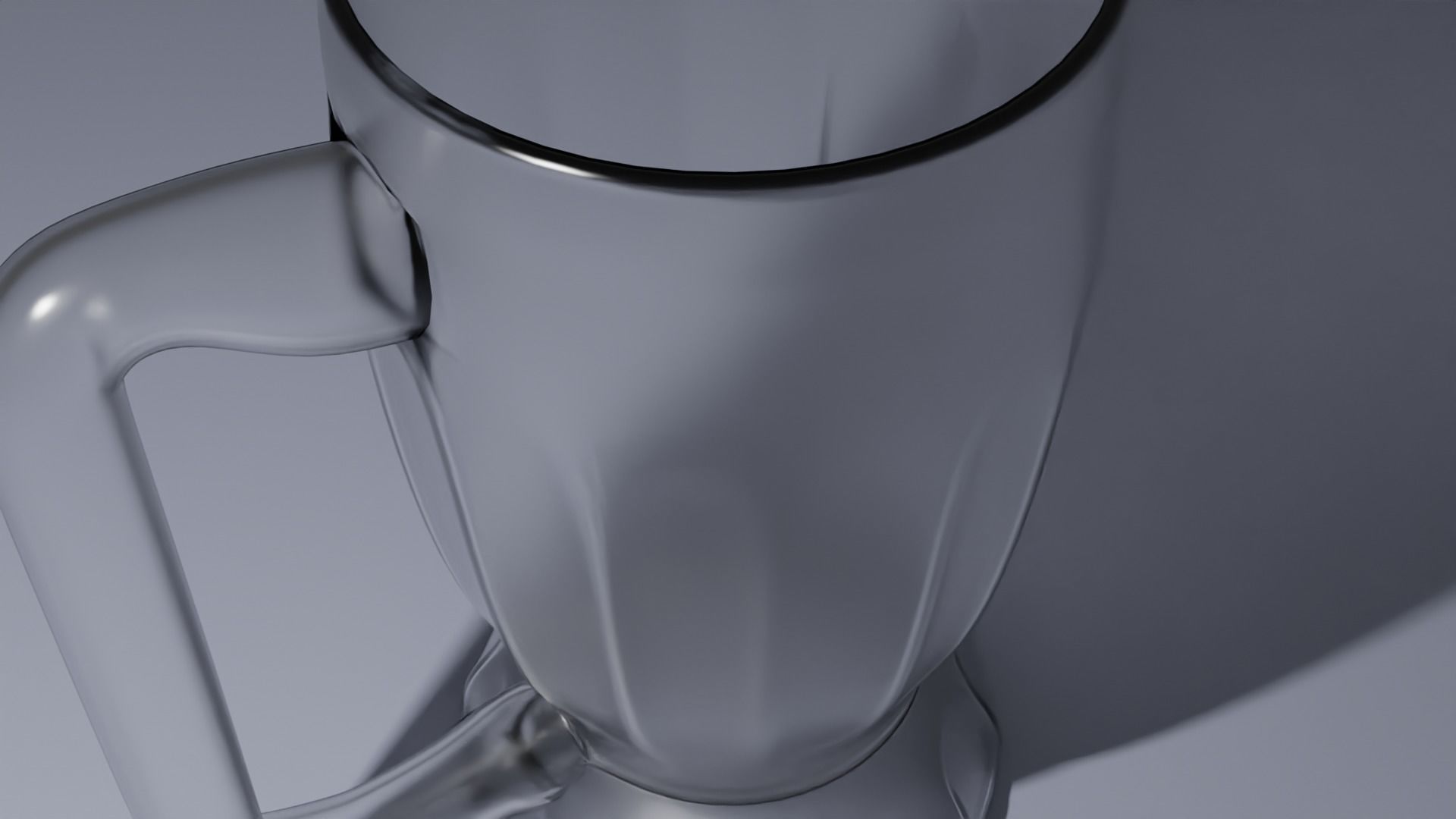 Glass cup 3D model_3