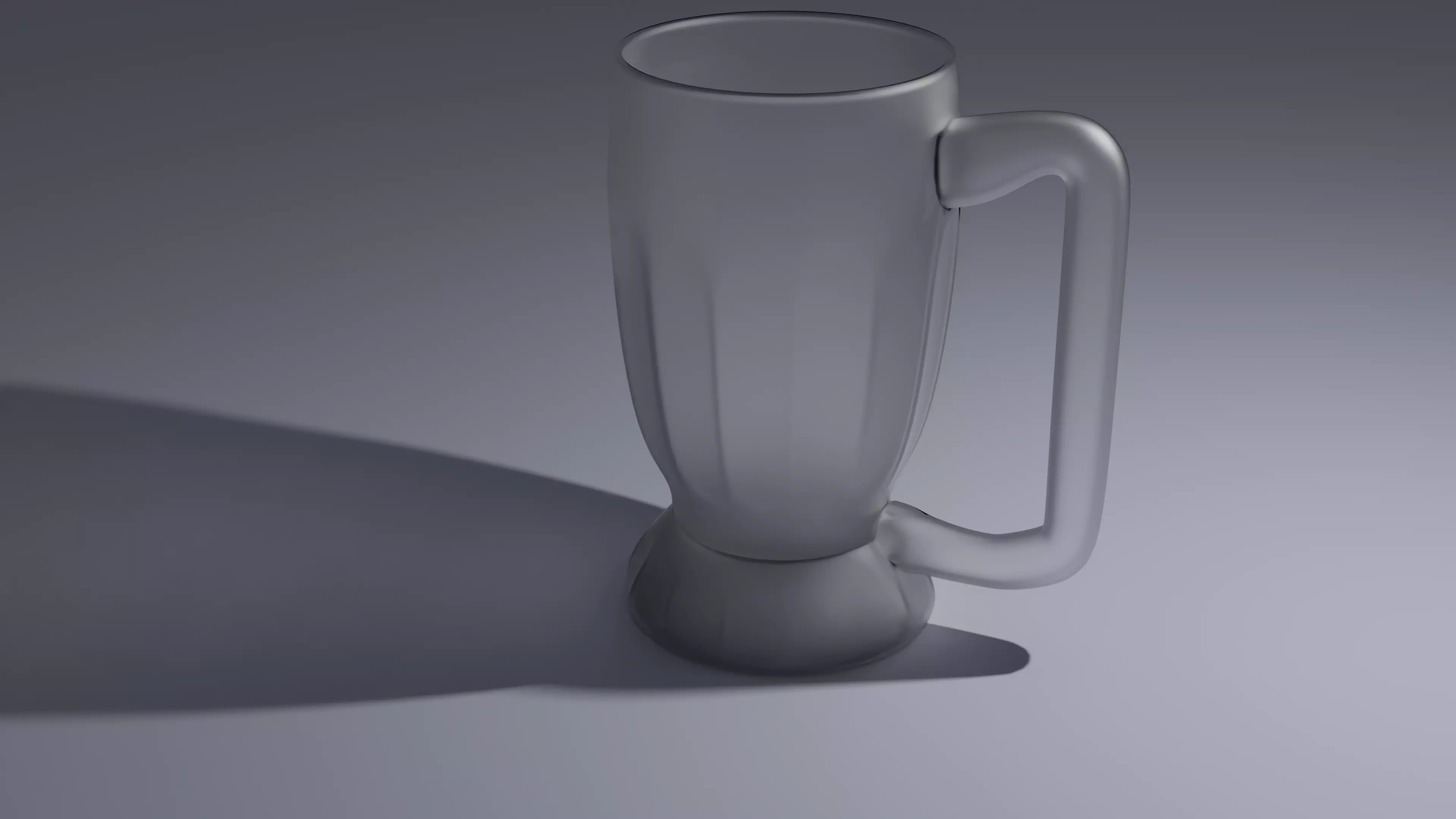Glass cup 3D model_0