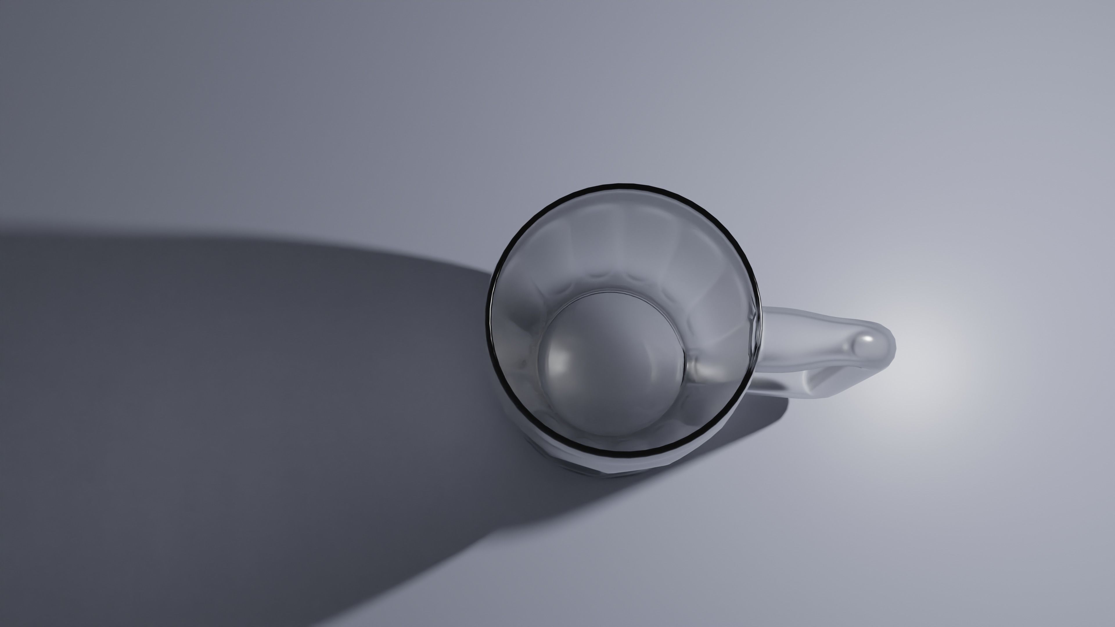 Glass cup 3D model_1