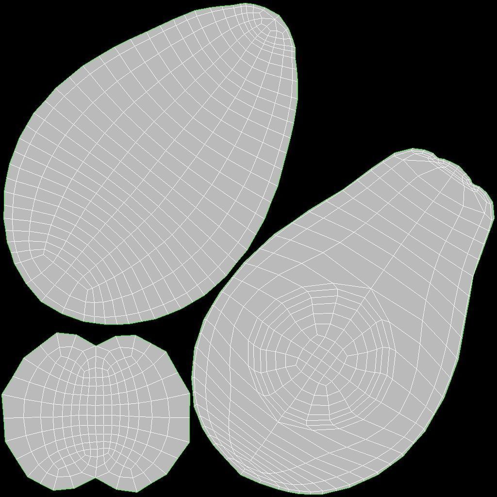 Photorealistic Realtime Avocado Low-poly 3D model_8