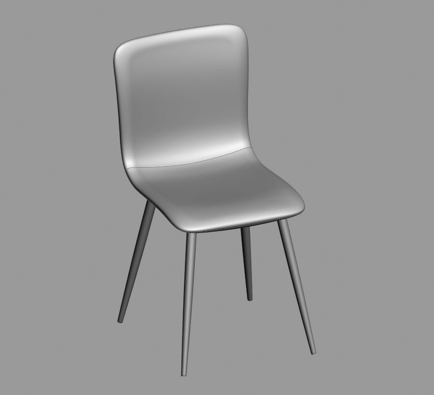 chair 63 3D model_4