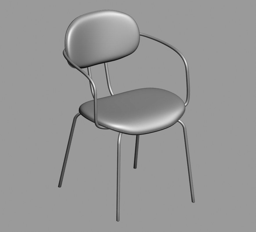 chair 75 3D model_3