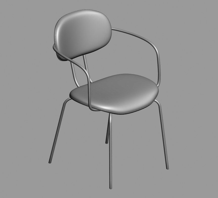 chair 75 3D model_2
