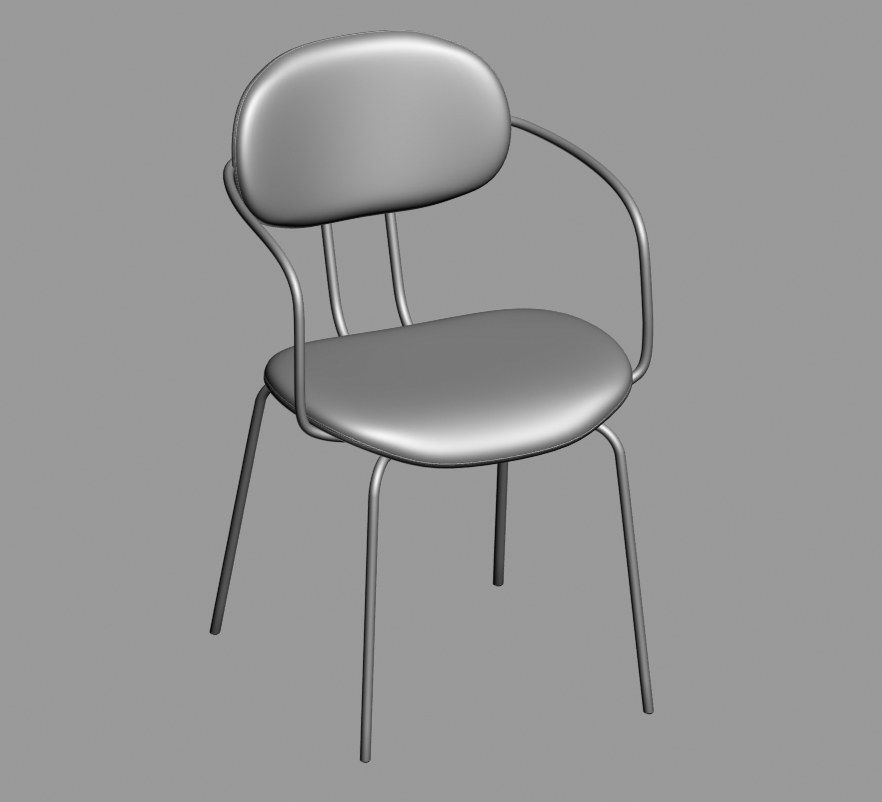chair 78 3D model_4