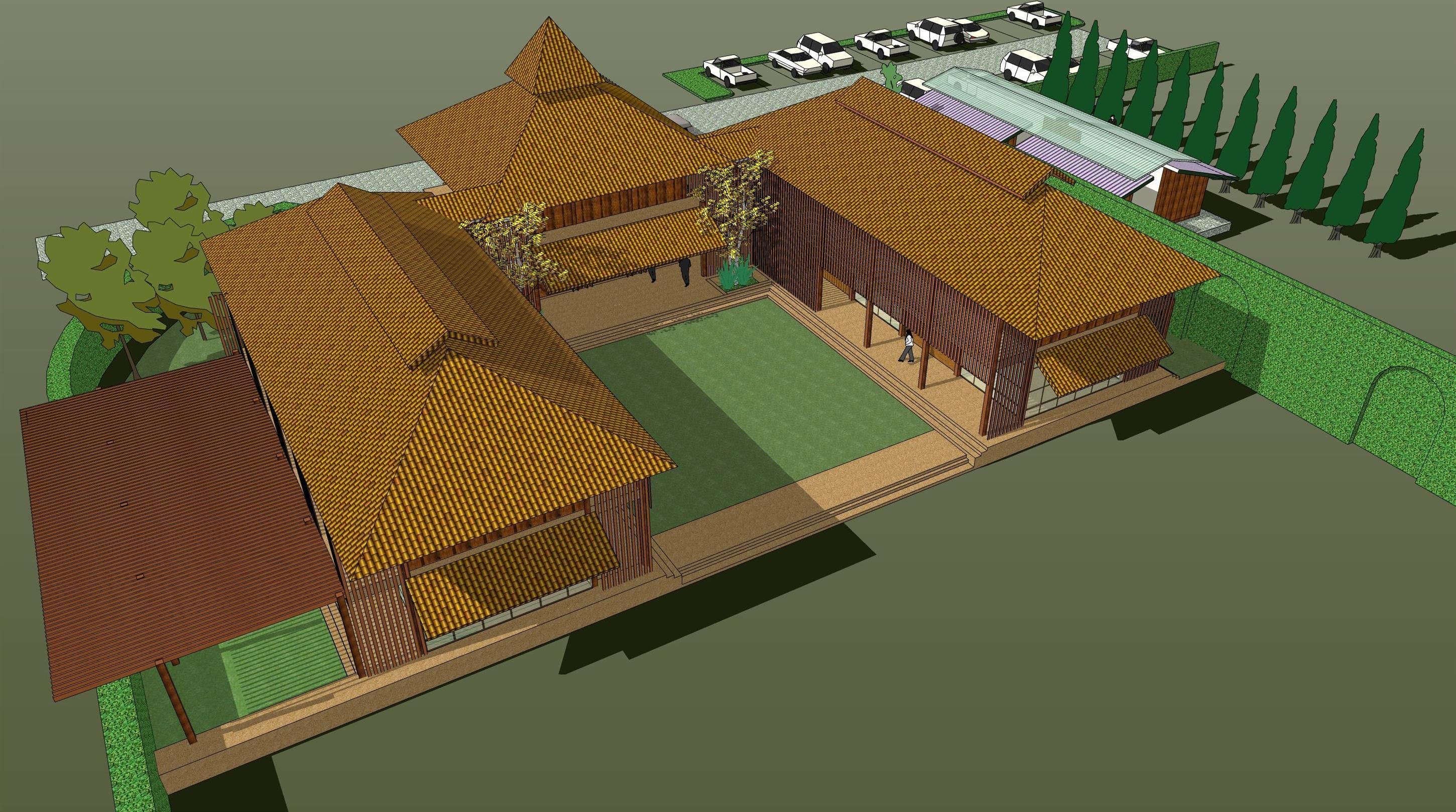 Guest house 3D model_5