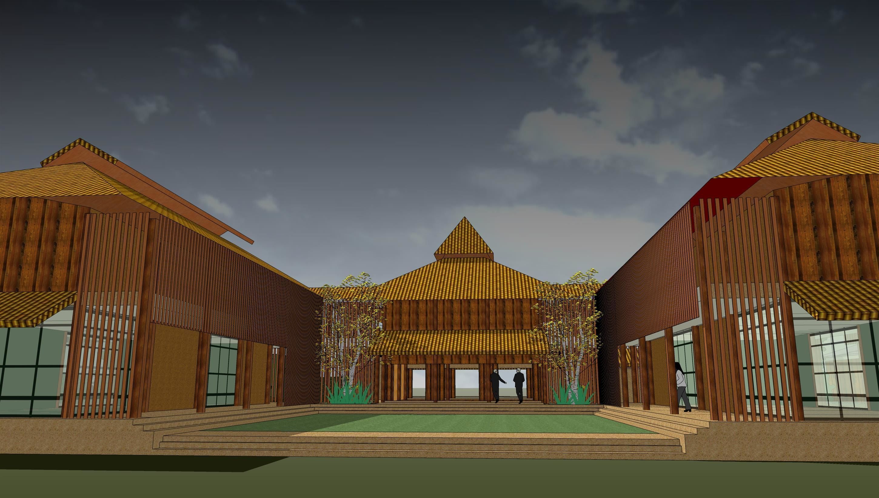 Guest house 3D model_1